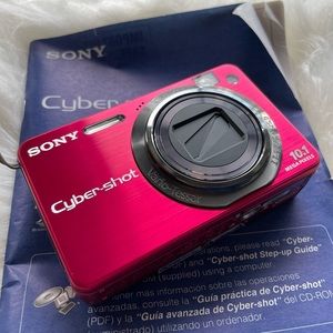 Pink Sony Cyber-Shot Digital Camera WORKING CONDITION